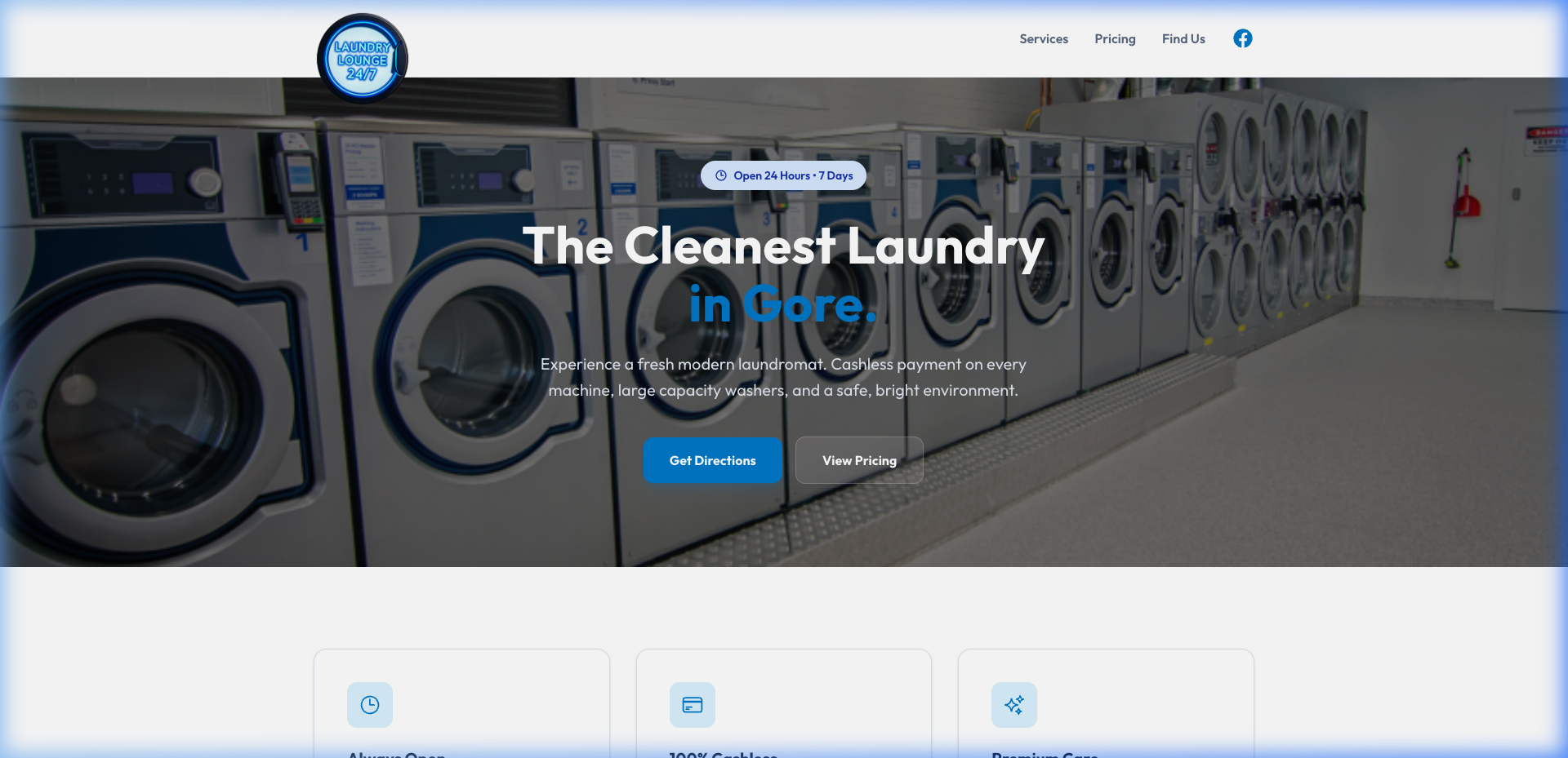 Laundry Lounge — Small Business Site